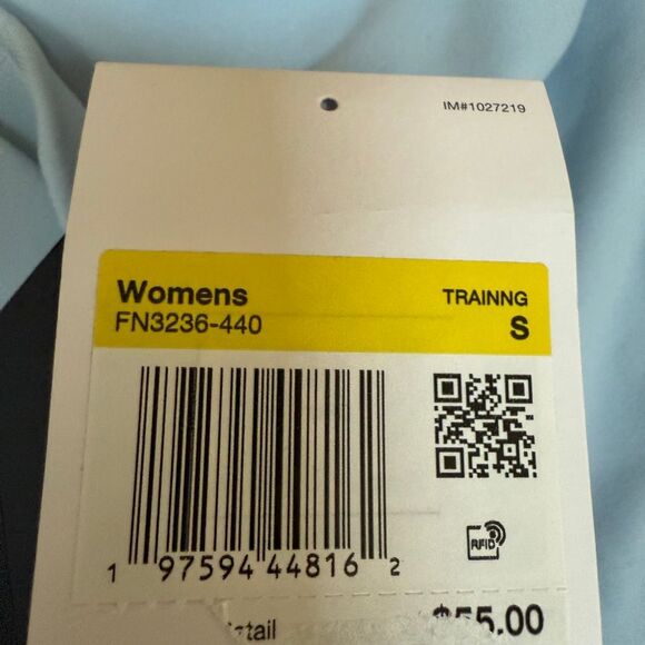 Nike One Women's Daybreak High-Waisted Crop Leggings FN3236-440 Size S NWT - Picture 6 of 9